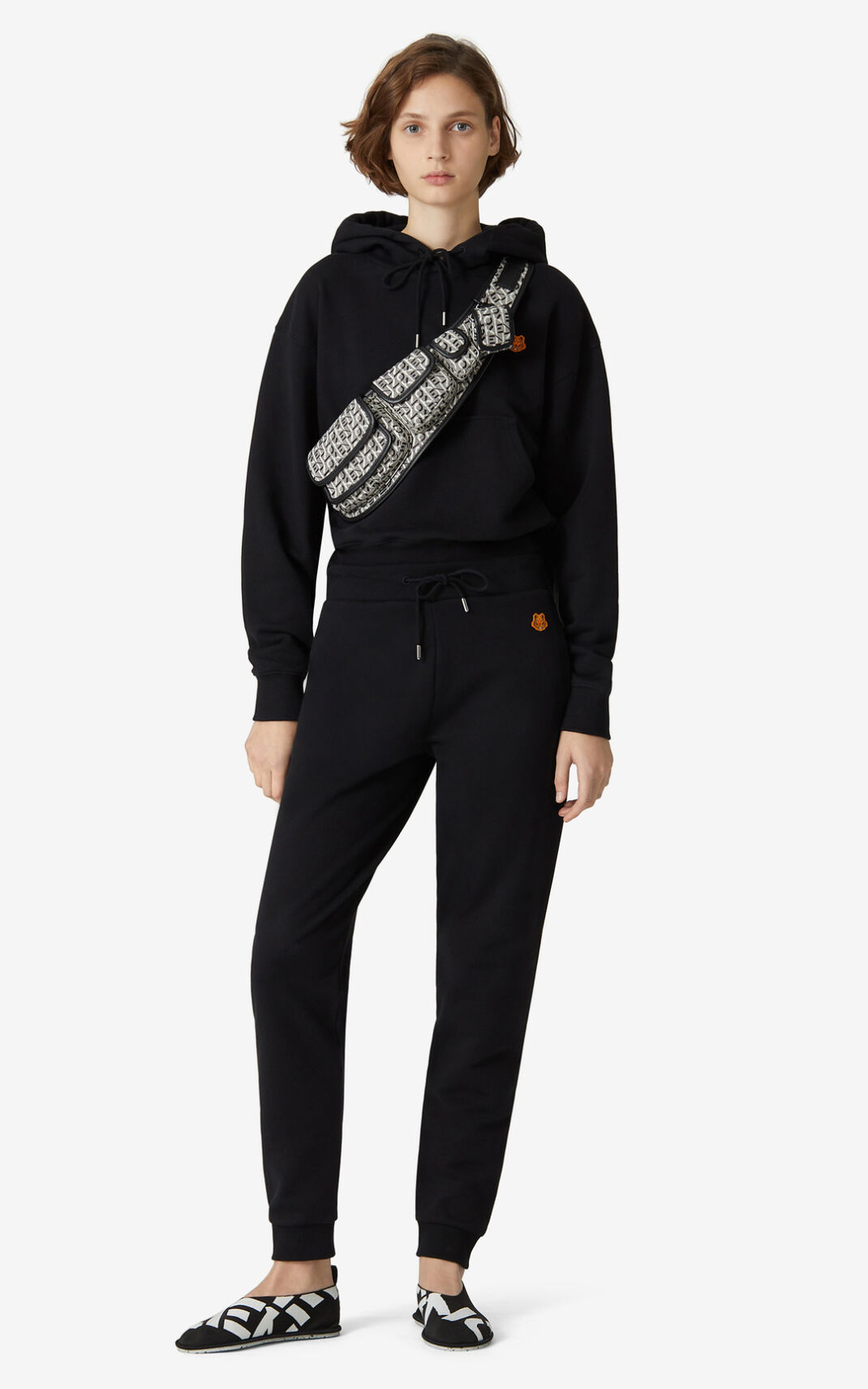 Kenzo Tiger Crest Jogger Mujer Negras | 3215047-OI